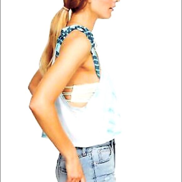 SALE 🏝️ Free People Koa Ocean Breeze Tie Dye Tank - Picture 1 of 8